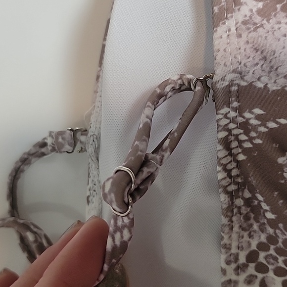 Matte collection snakeskin print high waist bikini - Picture 6 of 8